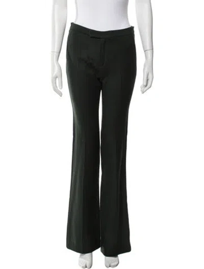 Pre-owned Joseph Wool Flared Pants In Gray