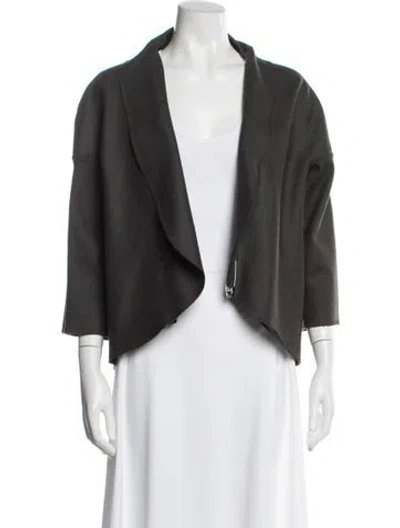 Pre-owned Joseph Wool Jacket In Gray