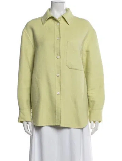 Pre-owned Joseph Wool Jacket In Green