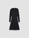 Joseph Wool Jersey Dress In Blue