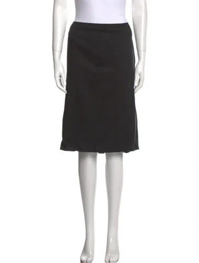Pre-owned Joseph Wool Knee-length Skirt In Gray