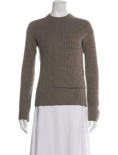 Pre-owned Joseph Wool Mock Neck Sweater In Neutrals