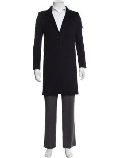 Pre-owned Joseph Wool Overcoat In Blue