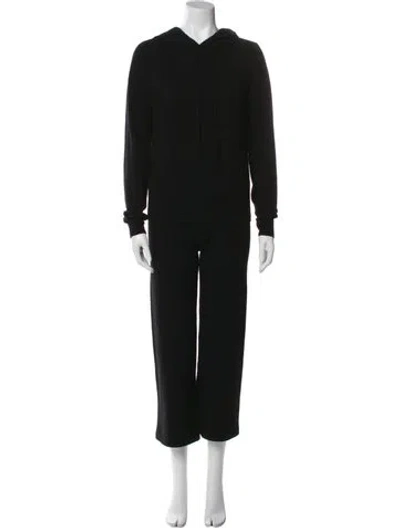 Pre-owned Joseph Wool Pant Set In Black