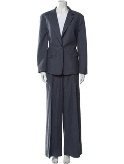 Pre-owned Joseph Wool Pant Set In Blue