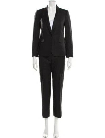 Pre-owned Joseph Wool Pantsuit In Black