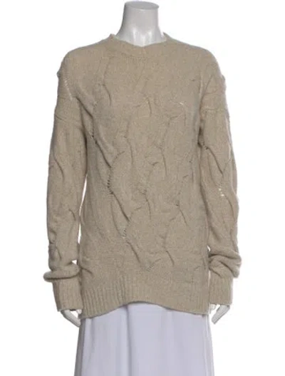Pre-owned Joseph Wool Patterned Sweater In Neutral