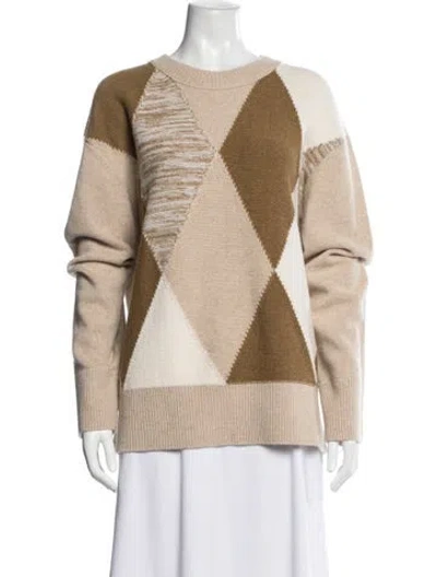 Pre-owned Joseph Wool Patterned Sweater In Neutrals