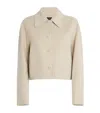 Joseph Wool-silk Gerrard Jacket In Neutral