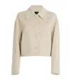 Joseph Wool-silk Gerrard Jacket In Neutral