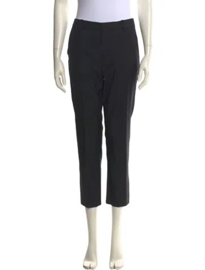 Pre-owned Joseph Wool Skinny Leg Pants In Black