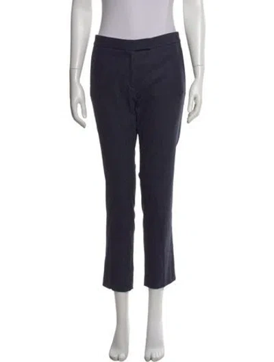 Pre-owned Joseph Wool Skinny Leg Pants In Blue