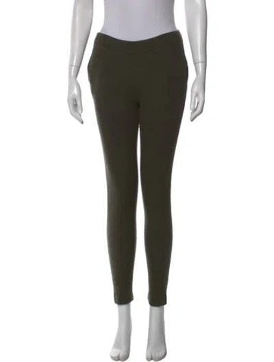 Pre-owned Joseph Wool Skinny Leg Pants In Green