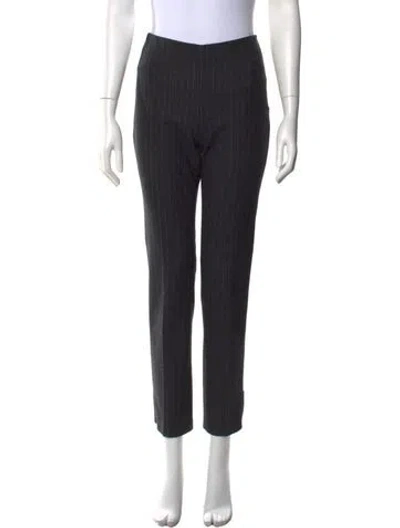 Pre-owned Joseph Wool Straight Leg Pants In Black