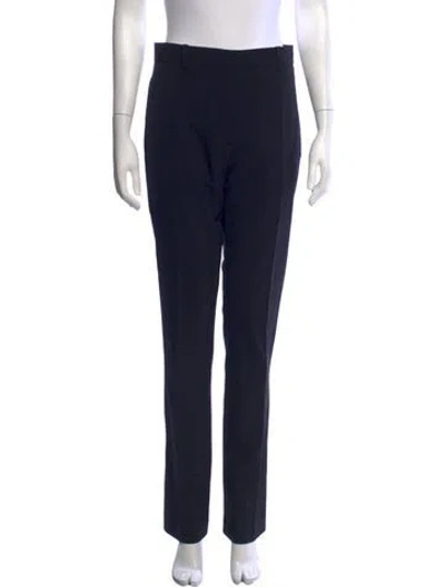 Pre-owned Joseph Wool Straight Leg Pants In Black