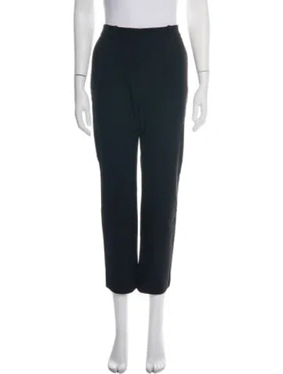 Pre-owned Joseph Wool Straight Leg Pants In Black