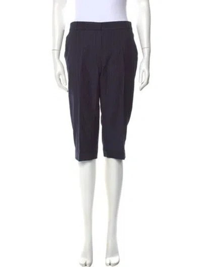 Pre-owned Joseph Wool Straight Leg Pants In Blue