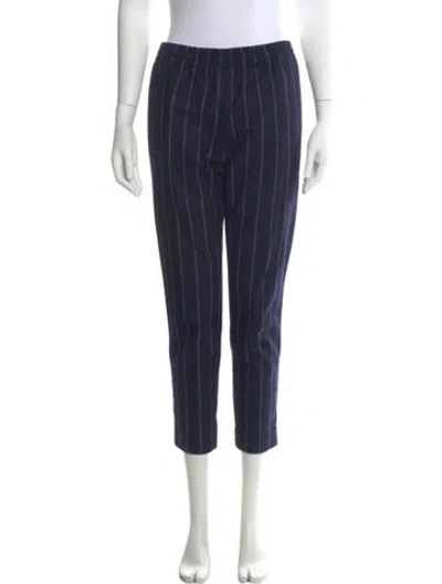 Pre-owned Joseph Wool Straight Leg Pants In Blue