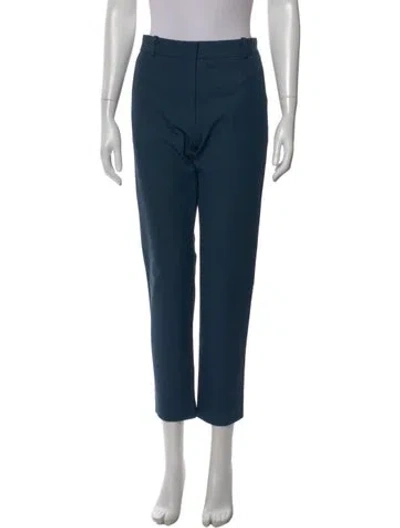 Pre-owned Joseph Wool Straight Leg Pants In Blue