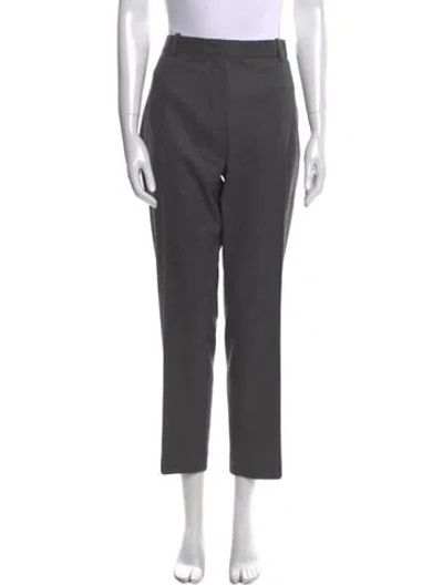 Pre-owned Joseph Wool Straight Leg Pants In Gray