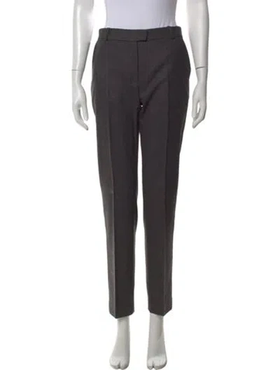 Pre-owned Joseph Wool Straight Leg Pants In Gray