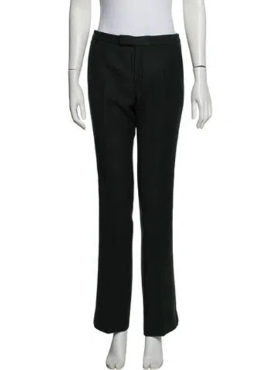 Pre-owned Joseph Wool Straight Leg Pants In Green
