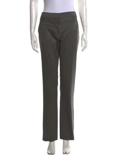 Pre-owned Joseph Wool Straight Leg Pants In Grey