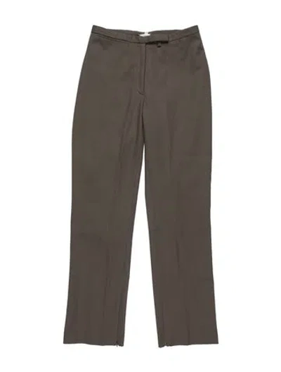 Pre-owned Joseph Wool Straight Leg Pants In Grey
