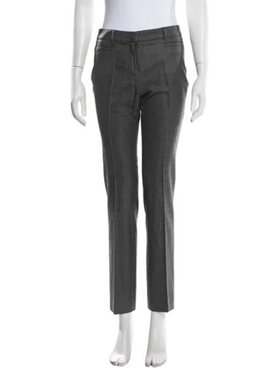 Pre-owned Joseph Wool Straight Leg Pants In Grey