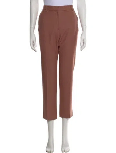 Pre-owned Joseph Wool Straight Leg Pants In Neutral