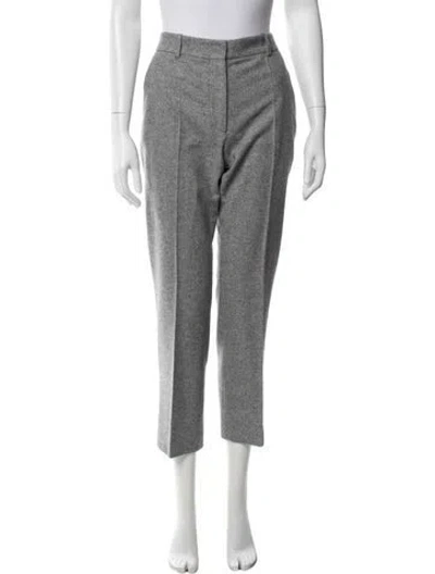 Pre-owned Joseph Wool Straight Leg Pants W/ Tags In Gray