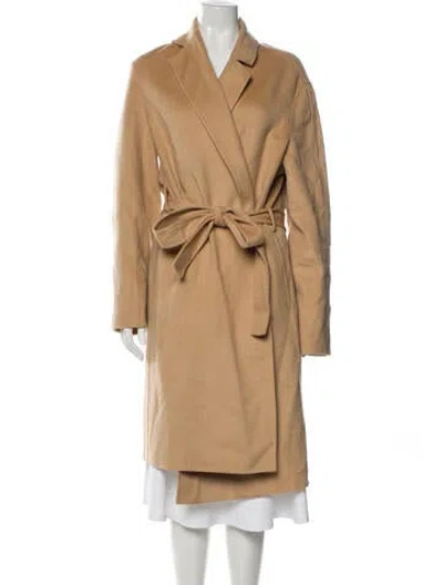 Pre-owned Joseph Wool Trench Coat In Brown
