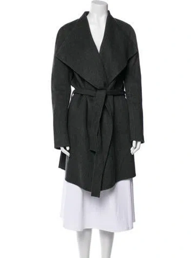 Pre-owned Joseph Wool Trench Coat In Gray