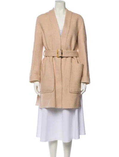 Pre-owned Joseph Wool Trench Coat In Neutral