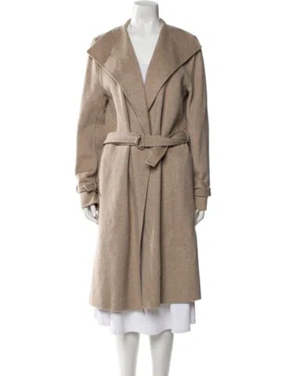 Pre-owned Joseph Wool Trench Coat In Neutral