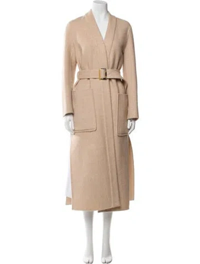 Pre-owned Joseph Wool Trench Coat In Neutral