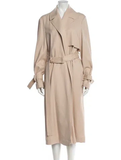 Pre-owned Joseph Wool Trench Coat In Neutral