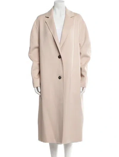 Pre-owned Joseph Wool Trench Coat In Pink