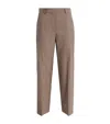 Joseph Wool Trina Trousers In Brown