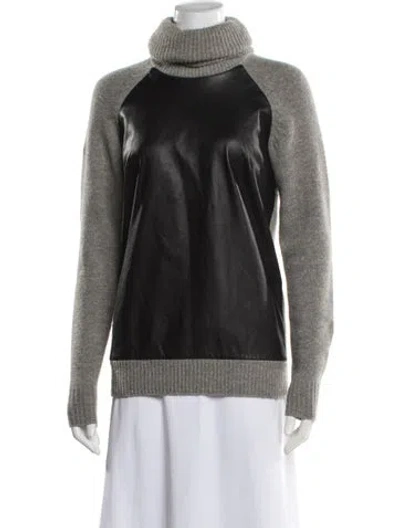 Pre-owned Joseph Wool Turtleneck Sweater In Gray