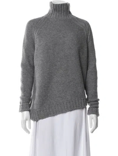 Pre-owned Joseph Wool Turtleneck Sweater In Gray