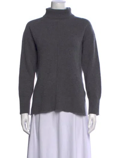 Pre-owned Joseph Wool Turtleneck Sweater In Grey