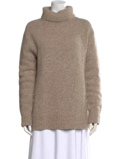 Pre-owned Joseph Wool Turtleneck Sweater In Neutral