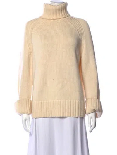 Pre-owned Joseph Wool Turtleneck Sweater In Neutrals