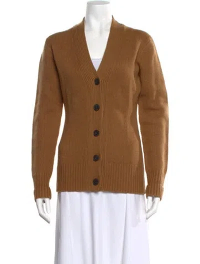 Pre-owned Joseph Wool V-neck Sweater In Neutral
