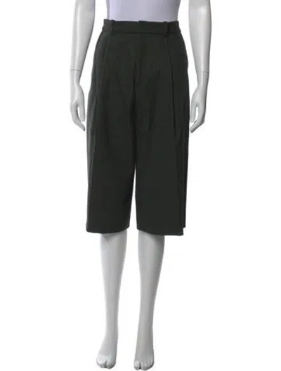 Pre-owned Joseph Wool Wide Leg Pants In Black