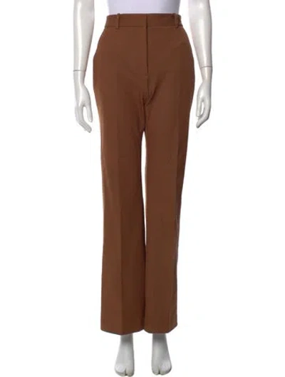 Pre-owned Joseph Wool Wide Leg Pants In Brown