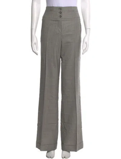 Pre-owned Joseph Wool Wide Leg Pants In Gray