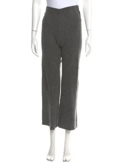 Pre-owned Joseph Wool Wide Leg Pants In Gray