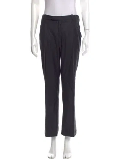 Pre-owned Joseph Wool Wide Leg Pants In Grey